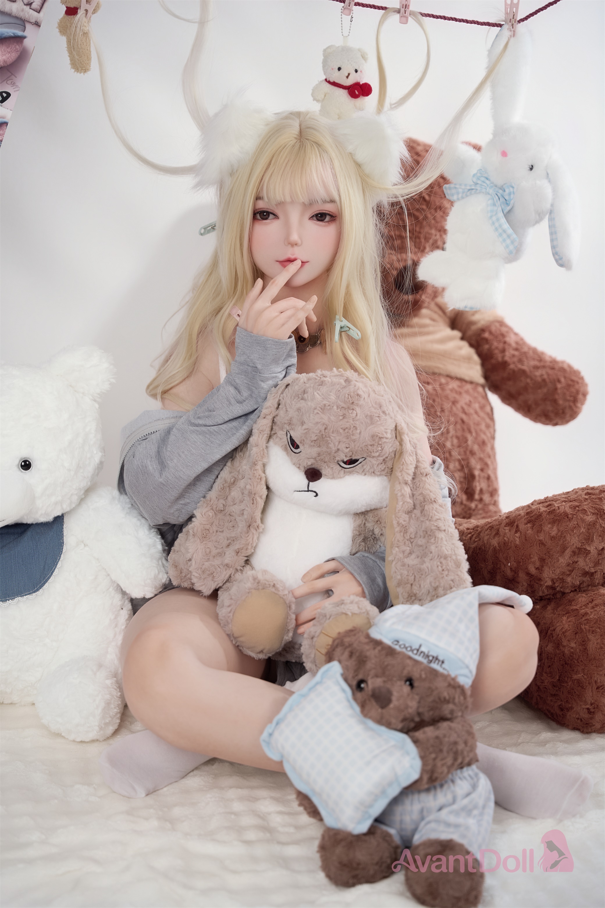  Rine 165cm F Cup Ultra-Realistic Silicone Doll, Lifelike Skin Texture