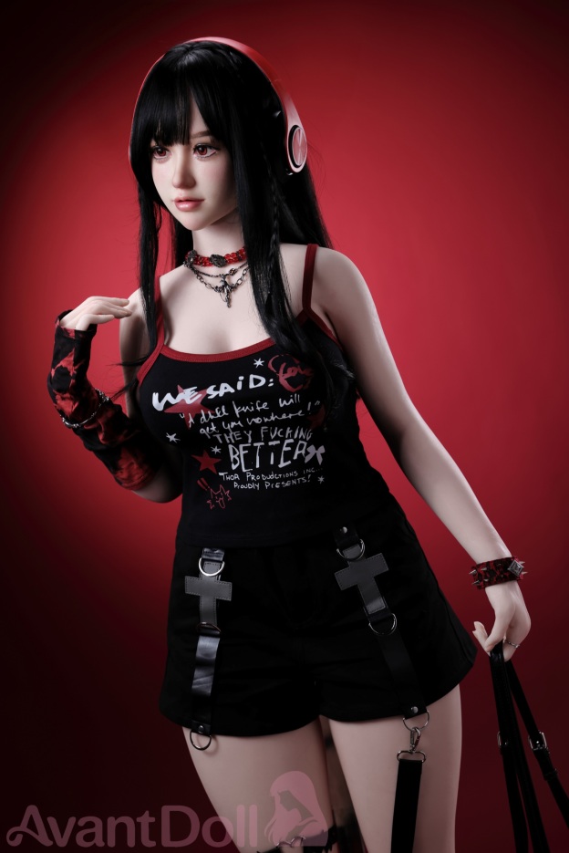Ayaka 165cm F-Cup Ultra-Realistic Silicone Doll, Lifelike Skin Texture