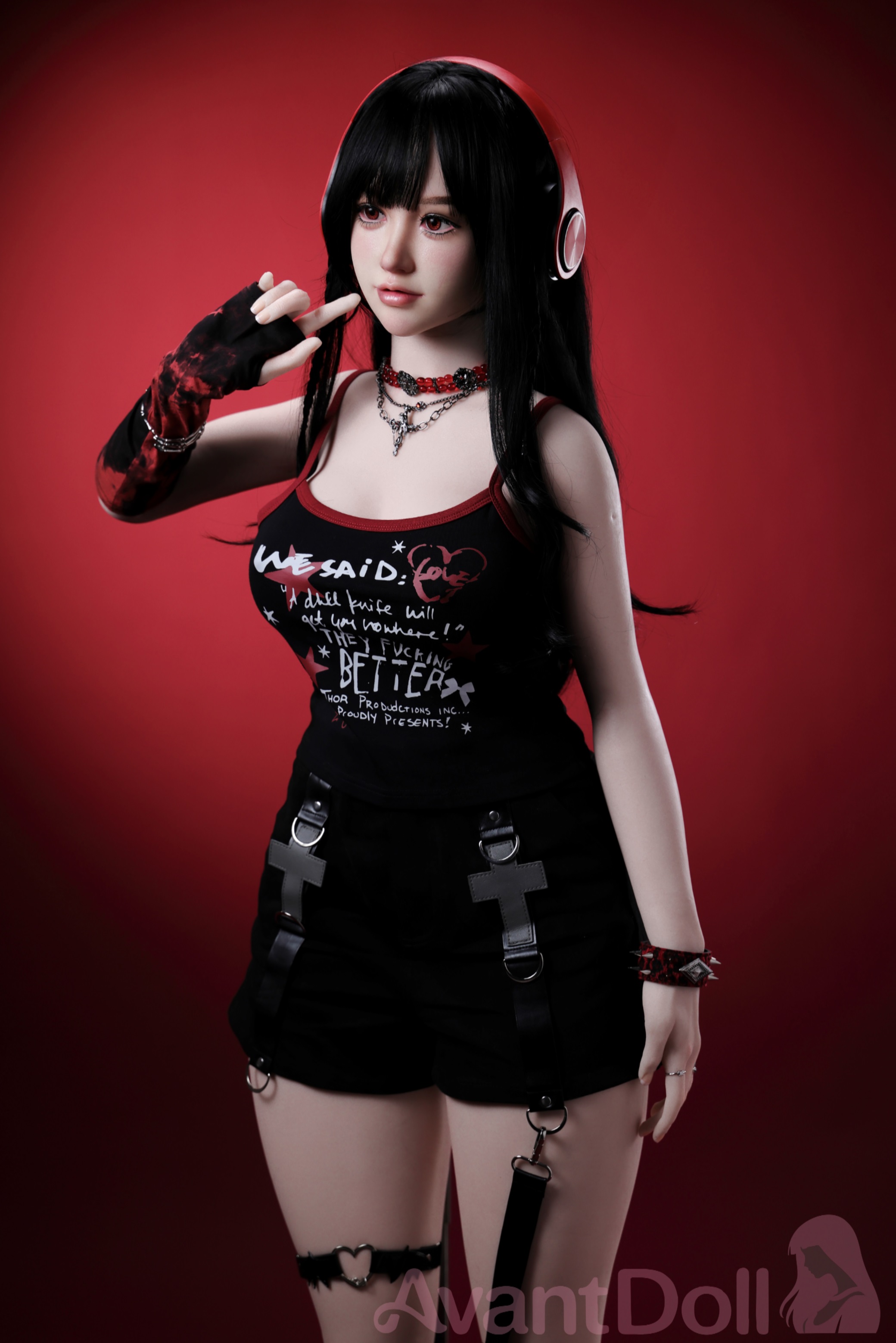 Ayaka 165cm F-Cup Ultra-Realistic Silicone Doll, Lifelike Skin Texture