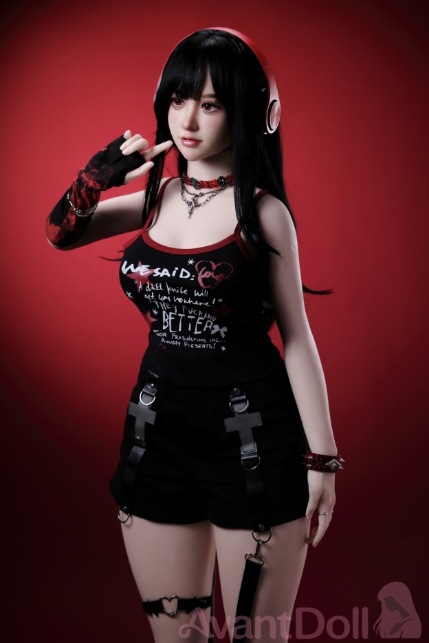 Ayaka 165cm F-Cup Ultra-Realistic Silicone Doll, Lifelike Skin Texture