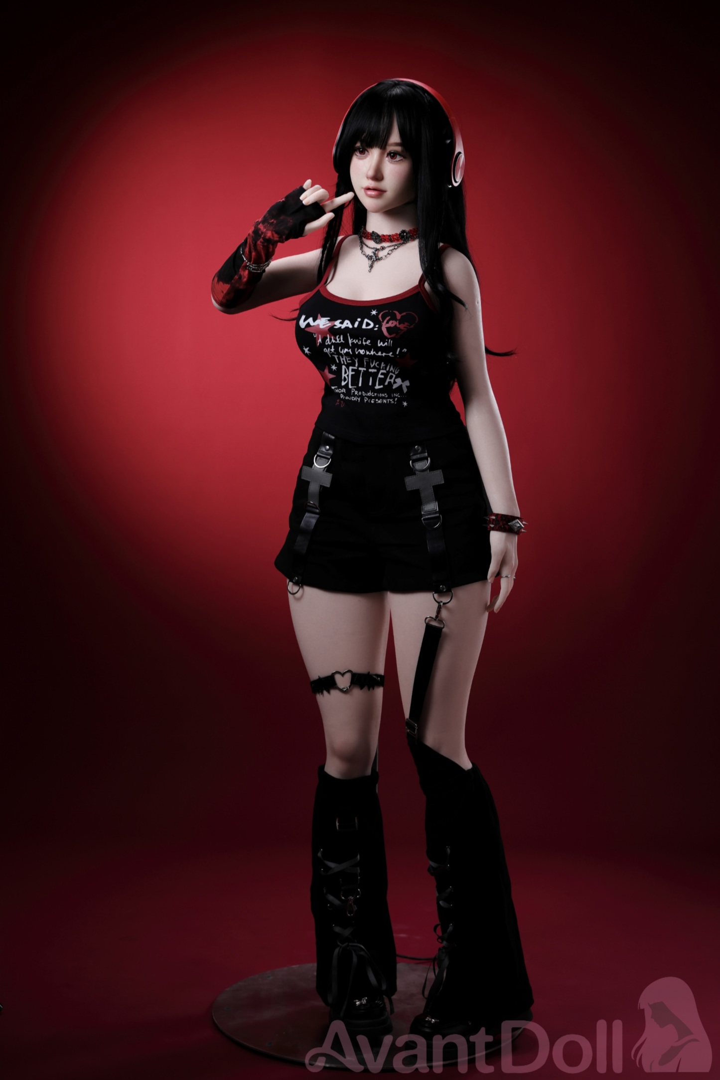 Ayaka 165cm F-Cup Ultra-Realistic Silicone Doll, Lifelike Skin Texture