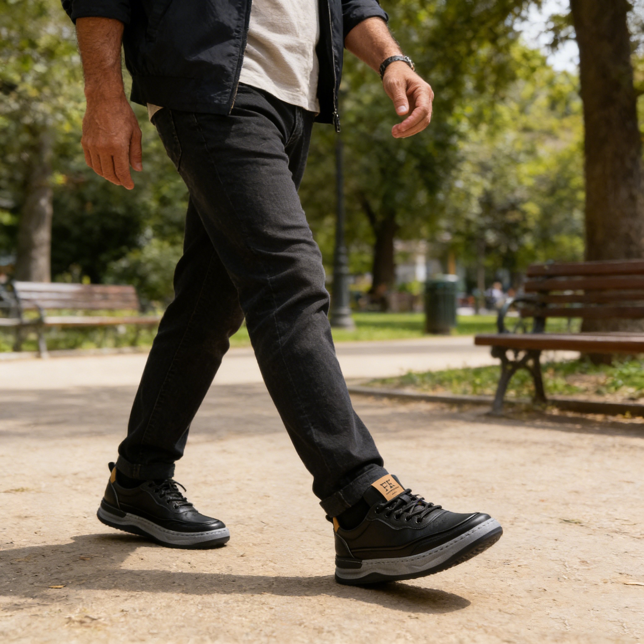 【🎁Oferta por tiempo limitado】Zapatos ortopédicos para hombre, hechos con piel de becerro australiana🐂 Plantilla de espuma viscoelástica ecológica: Caminar cómodo y sin dolor - Cosido a mano✅