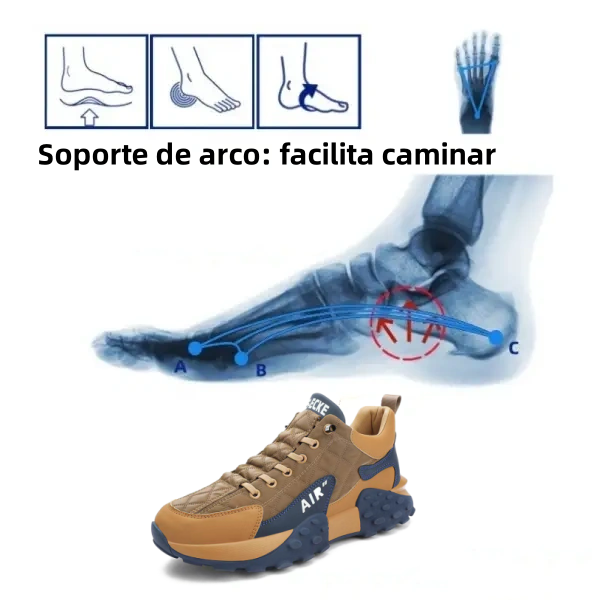 【🎁Oferta por tiempo limitado】🔥Zapatos ortopédicos casuales ergonómicos👞Soporte de arco: alivia el dolor de pies y hace que caminar sea más cómodo✅