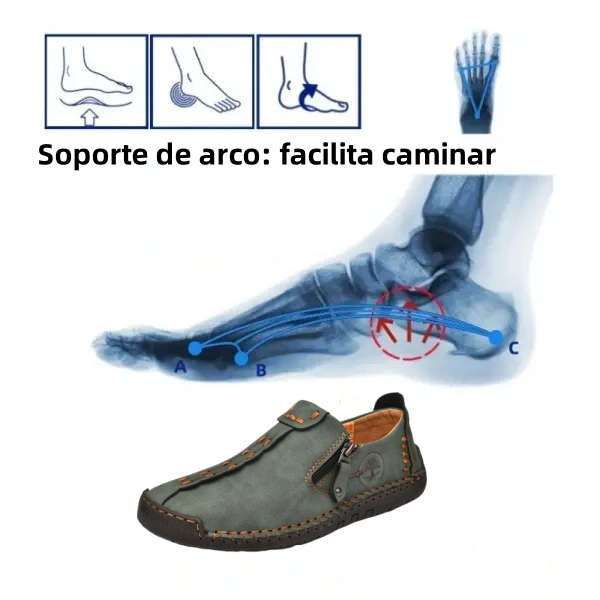 【🎉 60% de descuento por tiempo limitado, solo hoy. ¡No te lo pierdas!】 - Zapatos ortopédicos para hombre hechos con piel de becerro australiana. 👞 Caminata cómoda y alivio del dolor ✅