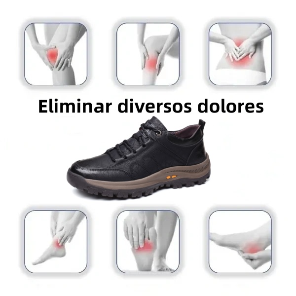 【🎁Oferta por tiempo limitado】Hecho con piel de becerro australiana 👞 Soporte de arco: alivia el dolor de pies ✅ Impermeable y antideslizante: hace que caminar sea cómodo ✅