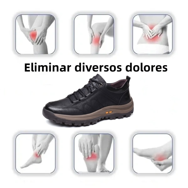 【🎁Oferta por tiempo limitado】Hecho con piel de becerro australiana 👞 Soporte de arco: alivia el dolor de pies ✅ Impermeable y antideslizante: hace que caminar sea cómodo ✅