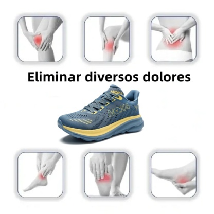 🎁Zapatos cómodos para caminar - Zapatos deportivos livianos y acolchados👟 Sin fatiga en los pies durante caminatas durante todo el día - Soporte de arco - Alivia eficazmente los problemas de los pies✅