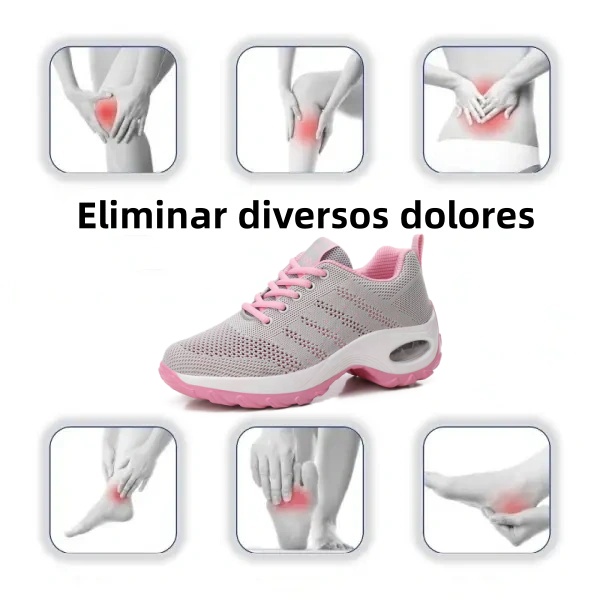 🔥Zapatillas deportivas ortopédicas suaves y cómodas con amortiguación de aire ✅Soporte para el arco del pie: alivia las molestias✅