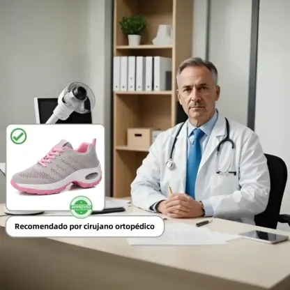 🔥Zapatillas deportivas ortopédicas suaves y cómodas con amortiguación de aire ✅Soporte para el arco del pie: alivia las molestias✅