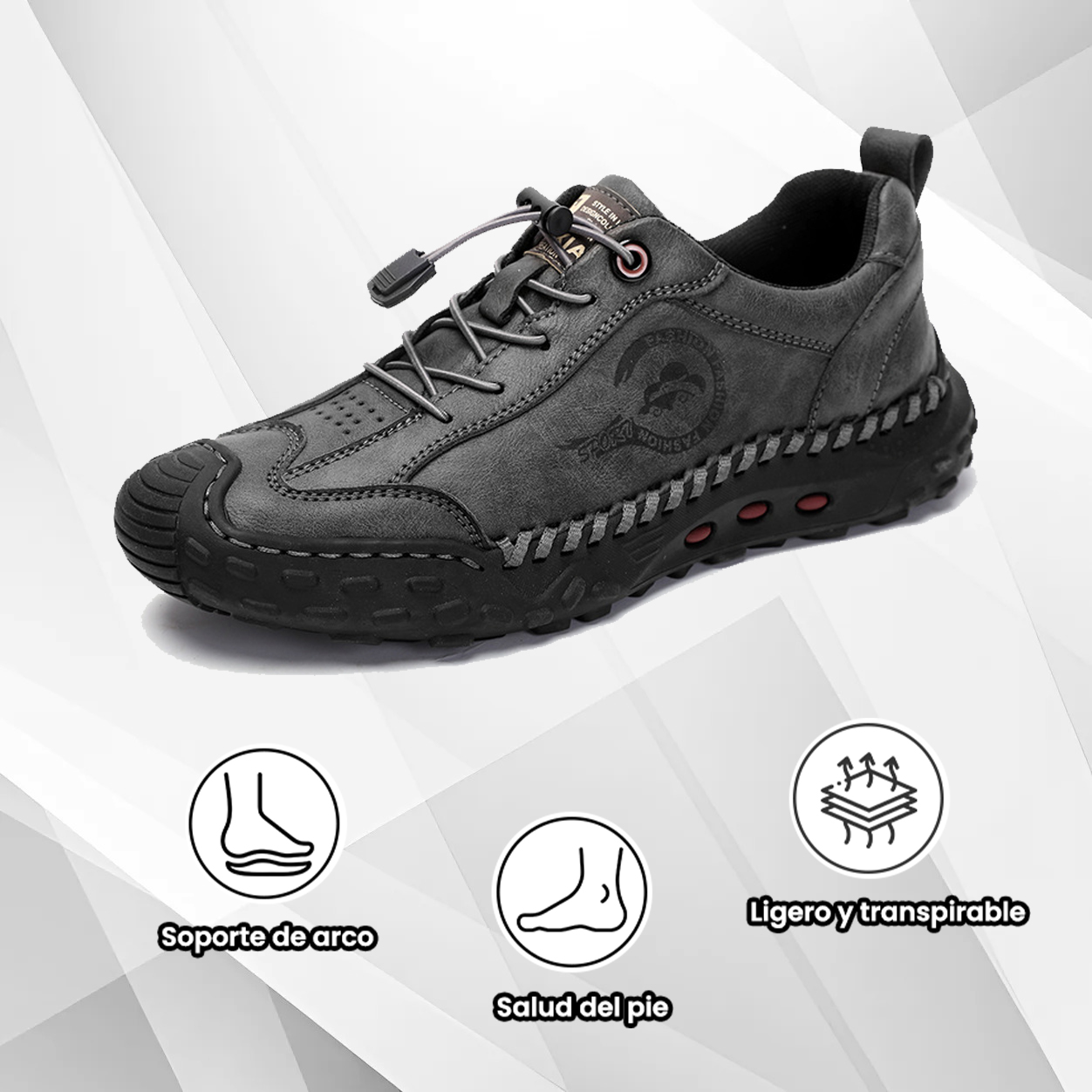 (🔥50% de descuento hoy - ¡cógelo!) Zapatos ortopédicos elegantes de primera calidad 👞 - Diseño ergonómico para aliviar el dolor