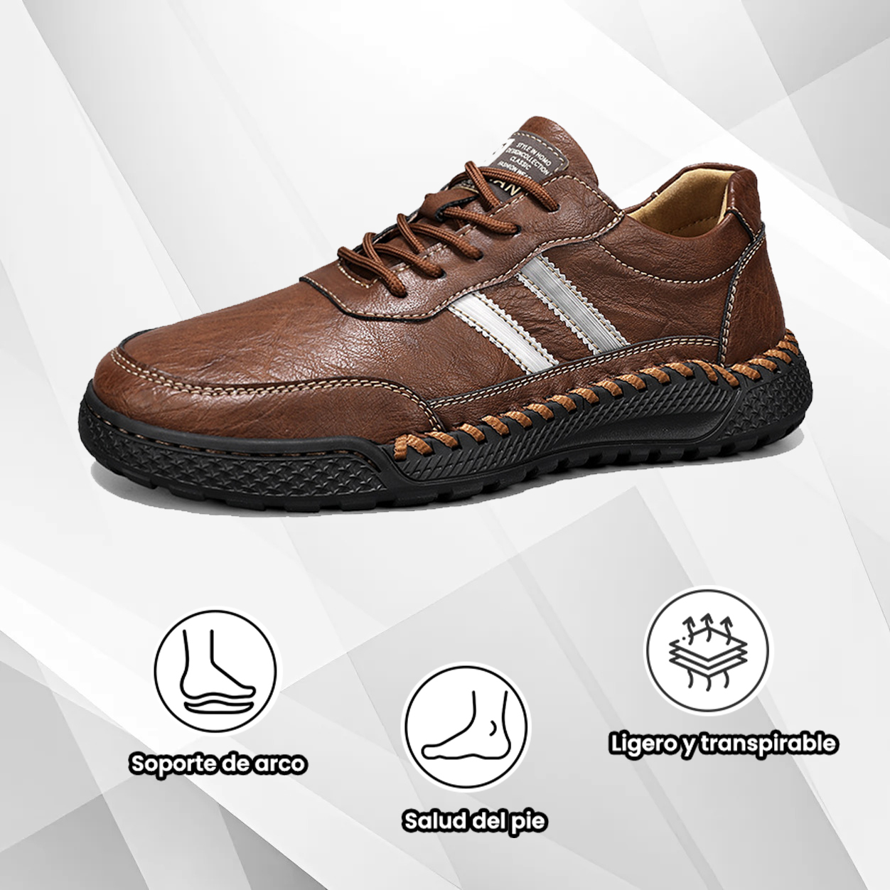 (🔥50% de descuento hoy - ¡cógelo!) Zapatos ortopédicos elegantes de primera calidad 👞 - Diseño ergonómico para aliviar el dolor