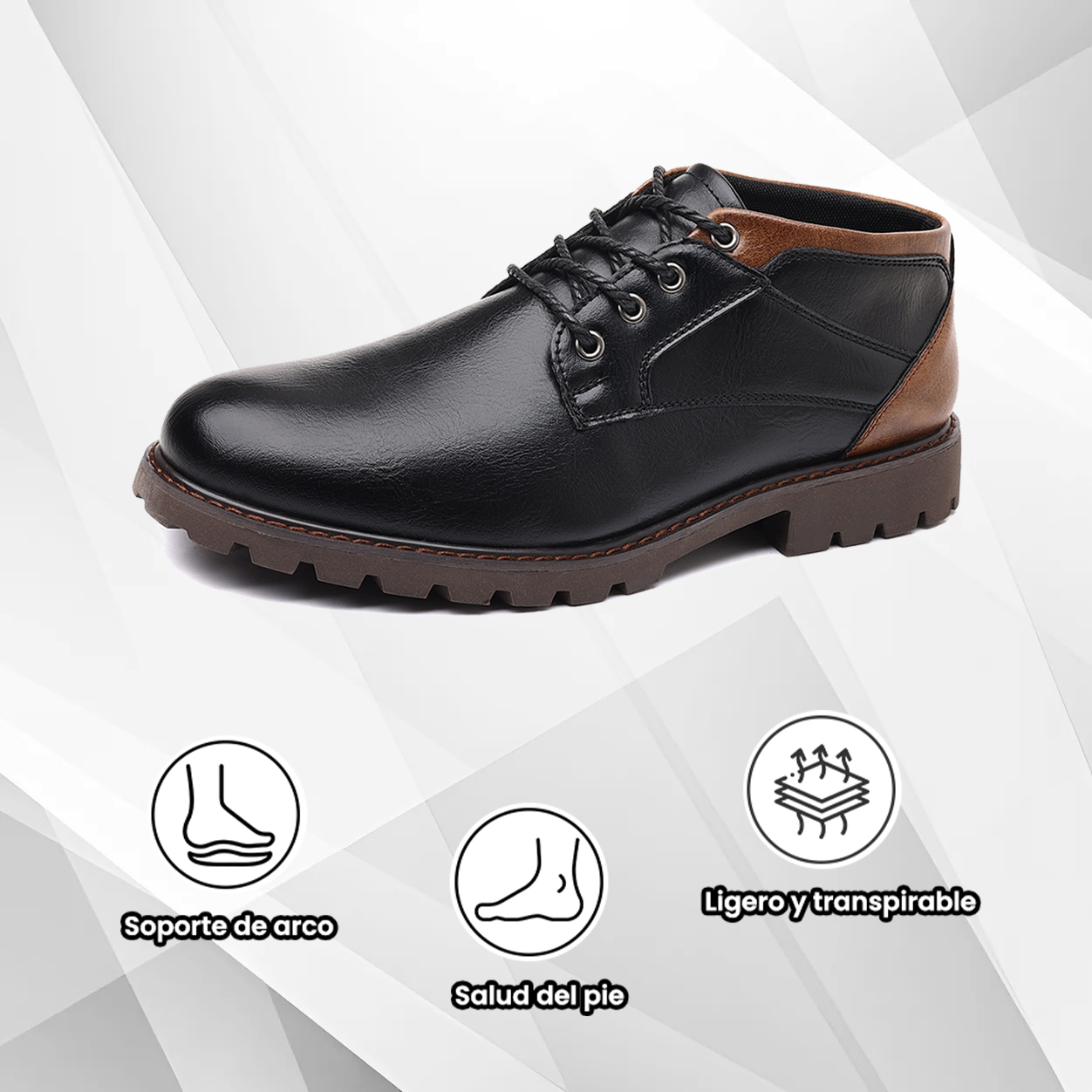 (🔥50% de descuento hoy - ¡cógelo!) Zapatos ortopédicos elegantes de primera calidad 👞 - Diseño ergonómico para aliviar el dolor