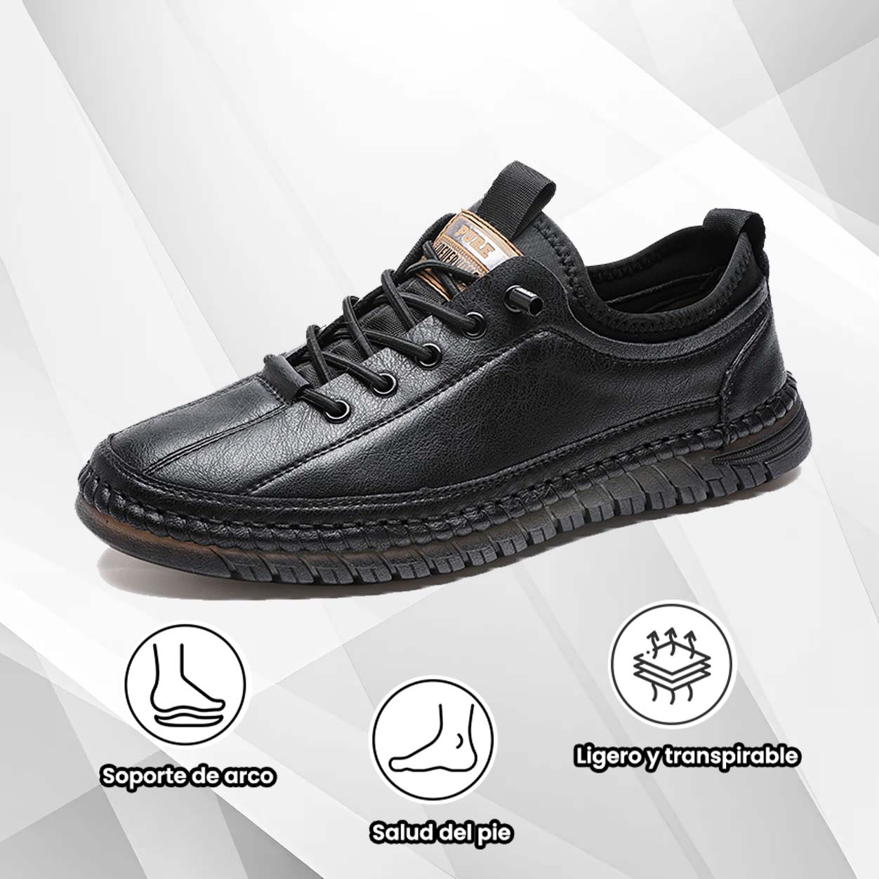 (🔥50% de descuento hoy - ¡cógelo!) Zapatos ortopédicos elegantes de primera calidad 👞 - Diseño ergonómico para aliviar el dolor