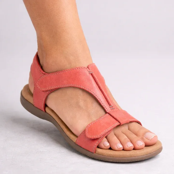 🔥 Sandalias ortopédicas de verano para mujer — Con soporte para el arco, diseño plano y ancho especial — La elección ideal para aliviar la fascitis plantar — Camina con facilidad y comodidad en cada paso: ¡dile adiós al dolor! ✅