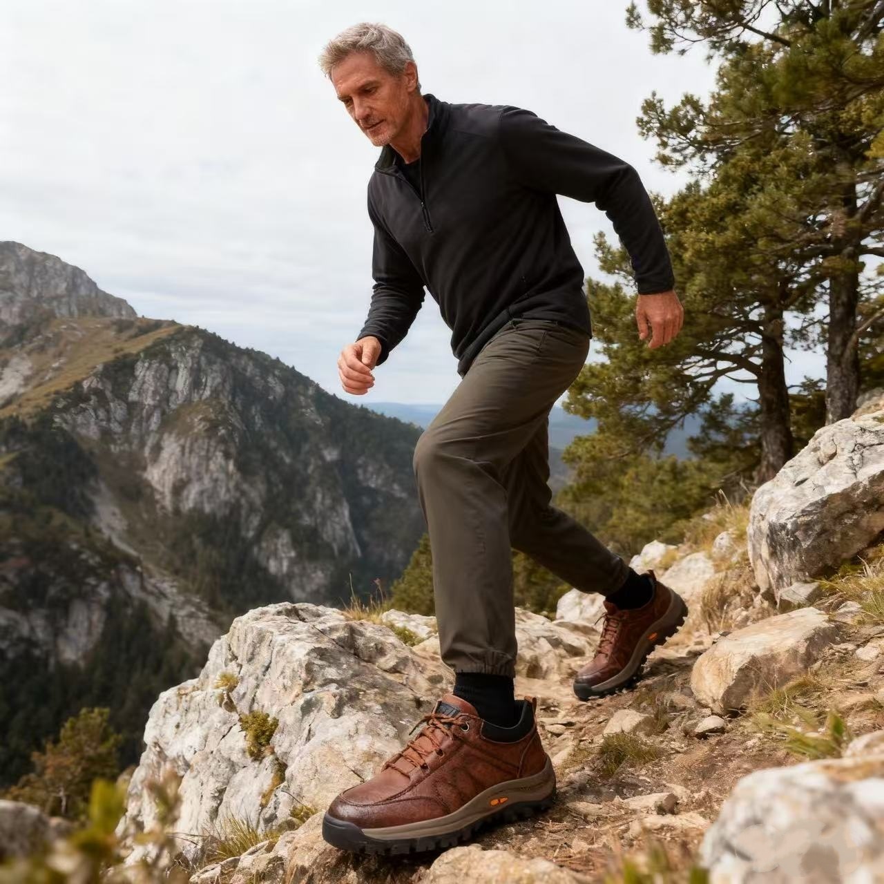 【🎁Oferta por tiempo limitado】Hecho con piel de becerro australiana 👞 Soporte de arco: alivia el dolor de pies ✅ Impermeable y antideslizante: hace que caminar sea cómodo ✅