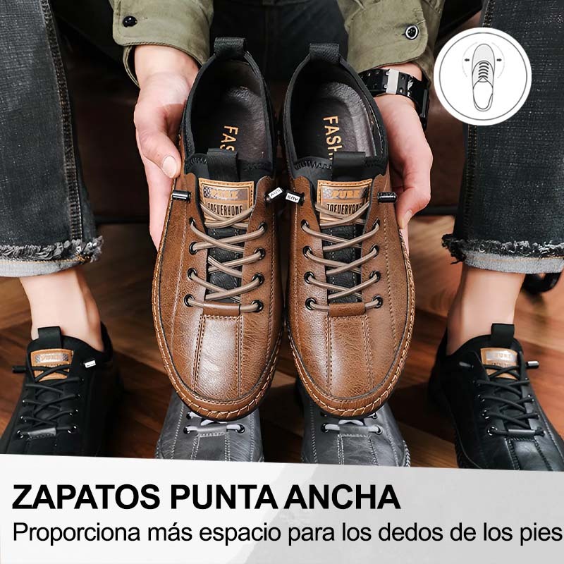 (🔥50% de descuento hoy - ¡cógelo!) Zapatos ortopédicos elegantes de primera calidad 👞 - Diseño ergonómico para aliviar el dolor