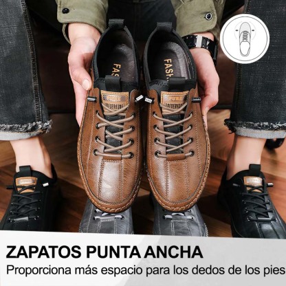 (🔥50% de descuento hoy - ¡cógelo!) Zapatos ortopédicos elegantes de primera calidad 👞 - Diseño ergonómico para aliviar el dolor