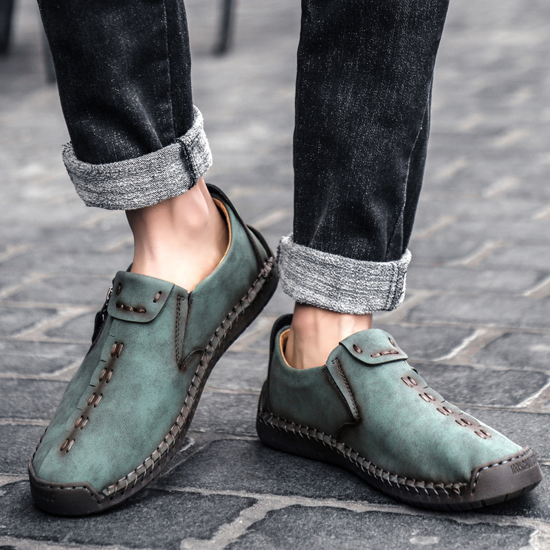 【🎉 60% de descuento por tiempo limitado, solo hoy. ¡No te lo pierdas!】 - Zapatos ortopédicos para hombre hechos con piel de becerro australiana. 👞 Caminata cómoda y alivio del dolor ✅