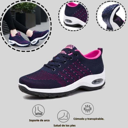 🔥Zapatillas deportivas ortopédicas suaves y cómodas con amortiguación de aire ✅Soporte para el arco del pie: alivia las molestias✅