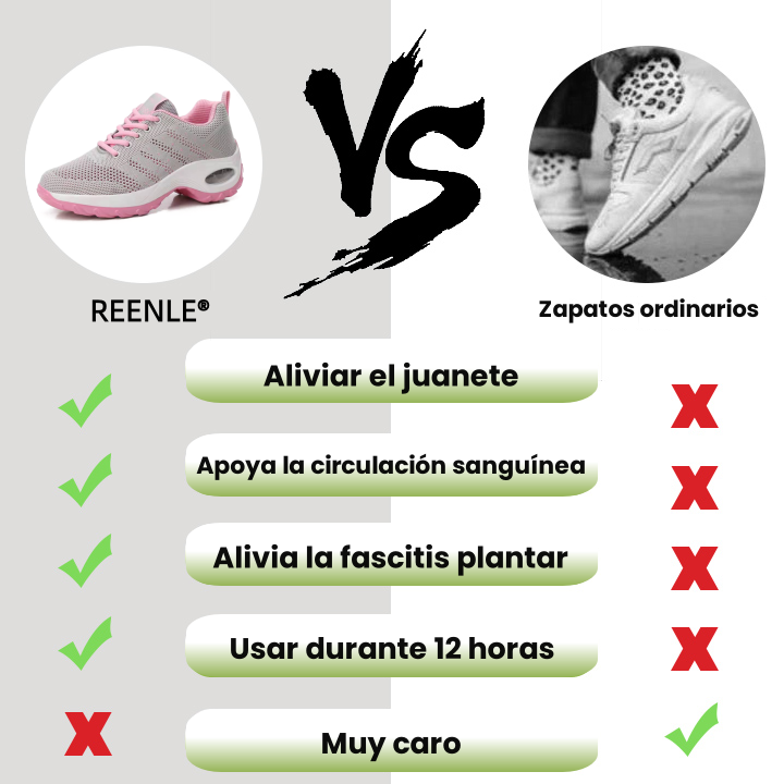 🔥Zapatillas deportivas ortopédicas suaves y cómodas con amortiguación de aire ✅Soporte para el arco del pie: alivia las molestias✅