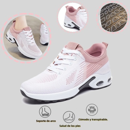 🔥Zapatos ortopédicos suaves y cómodos con amortiguación de aire ✅Soporte para el arco: alivia las molestias ✅Cómodos y transpirables: sin fatiga en los pies incluso después de caminar todo el día ✅
