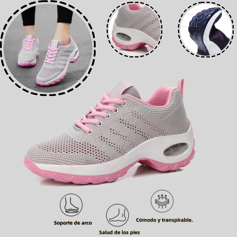 🔥Zapatillas deportivas ortopédicas suaves y cómodas con amortiguación de aire ✅Soporte para el arco del pie: alivia las molestias✅