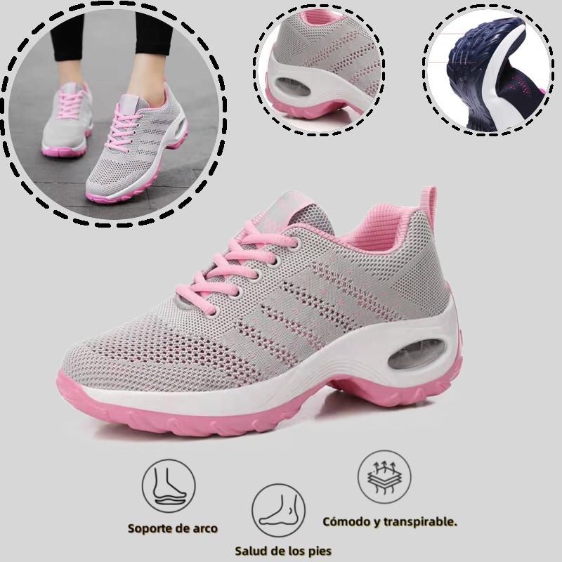 🔥Zapatillas deportivas ortopédicas suaves y cómodas con amortiguación de aire ✅Soporte para el arco del pie: alivia las molestias✅