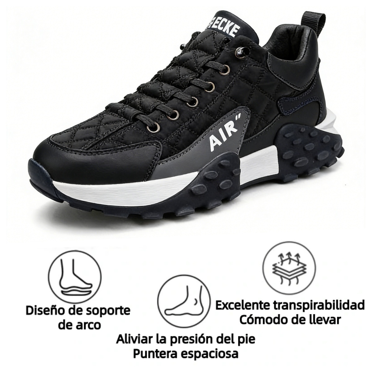 🎁Zapatos ortopédicos casuales ergonómicos👟Soporte de arco: alivia el dolor de pies y hace que caminar sea más cómodo✅