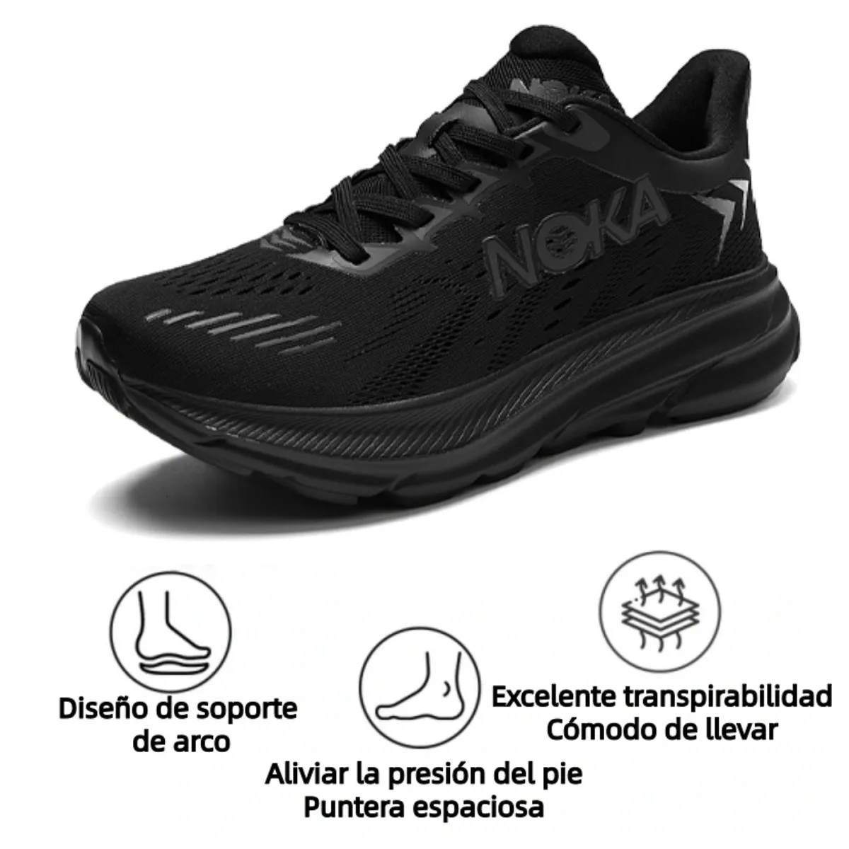🎁Zapatos cómodos para caminar - Zapatos deportivos livianos y acolchados👟 Sin fatiga en los pies durante caminatas durante todo el día - Soporte de arco - Alivia eficazmente los problemas de los pies✅