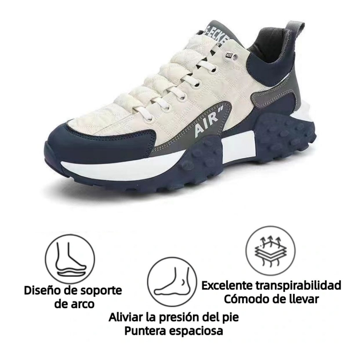 🎁Zapatos ortopédicos casuales ergonómicos👟Soporte de arco: alivia el dolor de pies y hace que caminar sea más cómodo✅