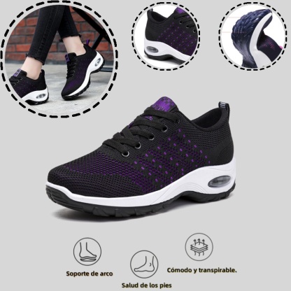 🔥Zapatillas deportivas ortopédicas suaves y cómodas con amortiguación de aire ✅Soporte para el arco del pie: alivia las molestias✅