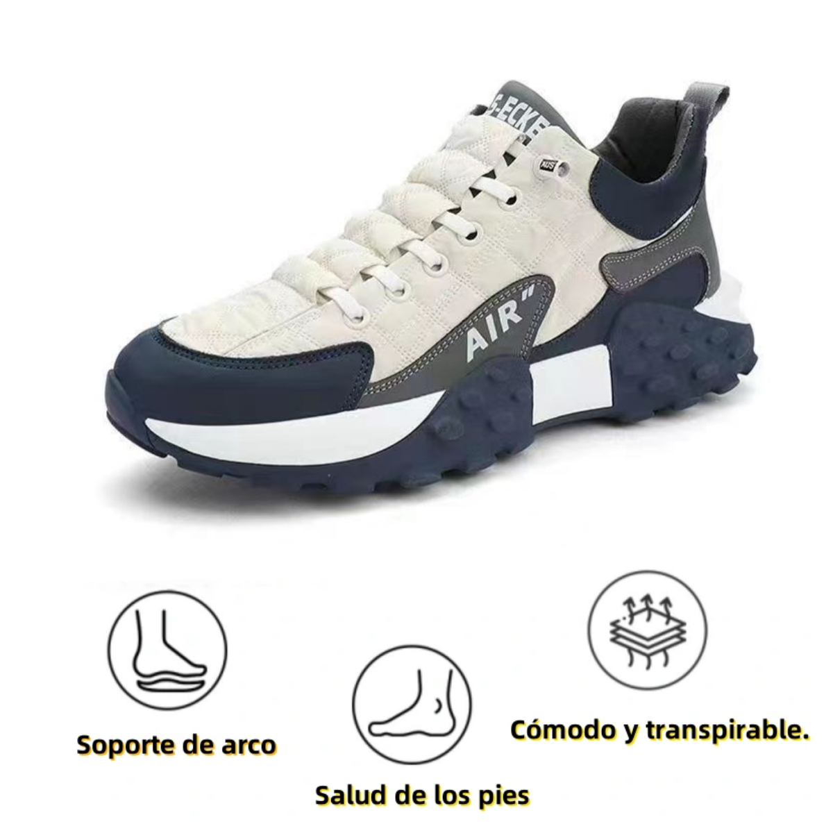 【🎁Oferta por tiempo limitado】🔥Zapatos ortopédicos casuales ergonómicos👞Soporte de arco: alivia el dolor de pies y hace que caminar sea más cómodo✅