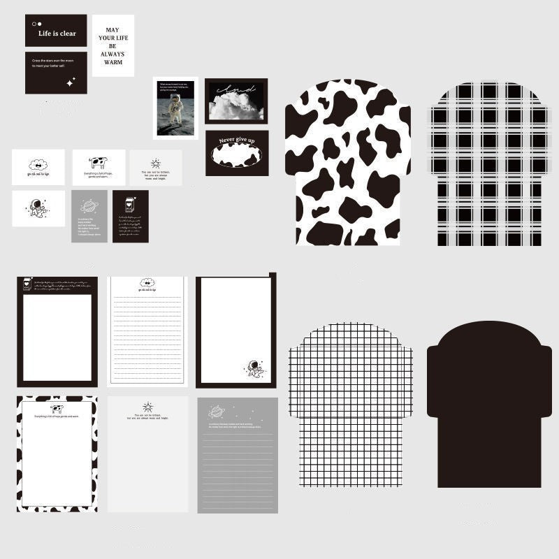 Envelope Girl Love Letter Couple Retro