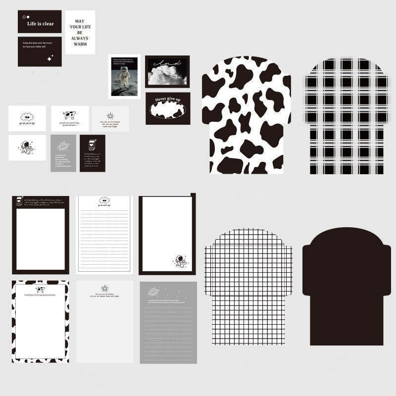 Envelope Girl Love Letter Couple Retro