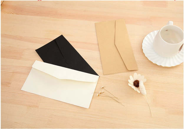 Plain Blank Vintage Simple Invitation Envelope