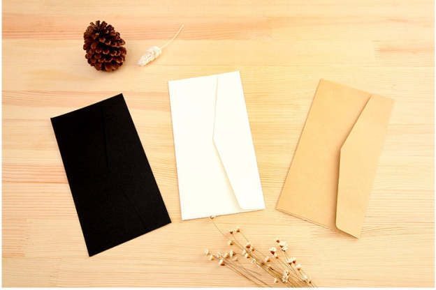 Plain Blank Vintage Simple Invitation Envelope