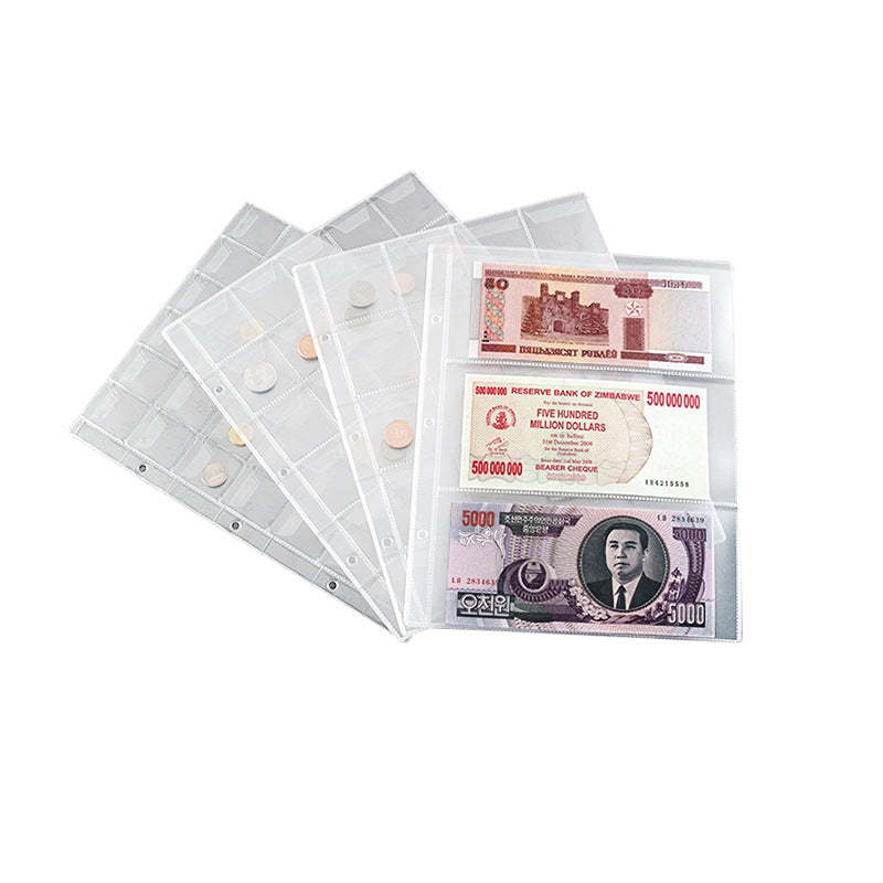 Loose Leaf In Coin Collection Album Stamp Album, Stamp Album, Coin Loo