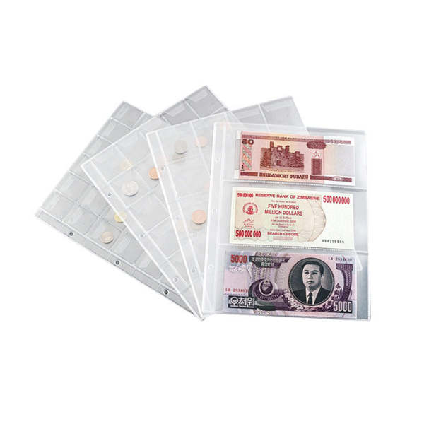 Loose Leaf In Coin Collection Album Stamp Album, Stamp Album, Coin Loose Leaf