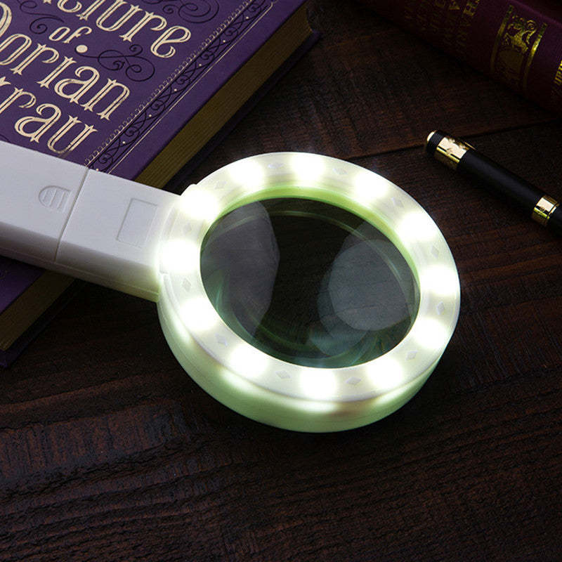 Optical Glass Magnifier for Stamp Collectors – High-Definition Lens for Philatelic Inspection & Identification