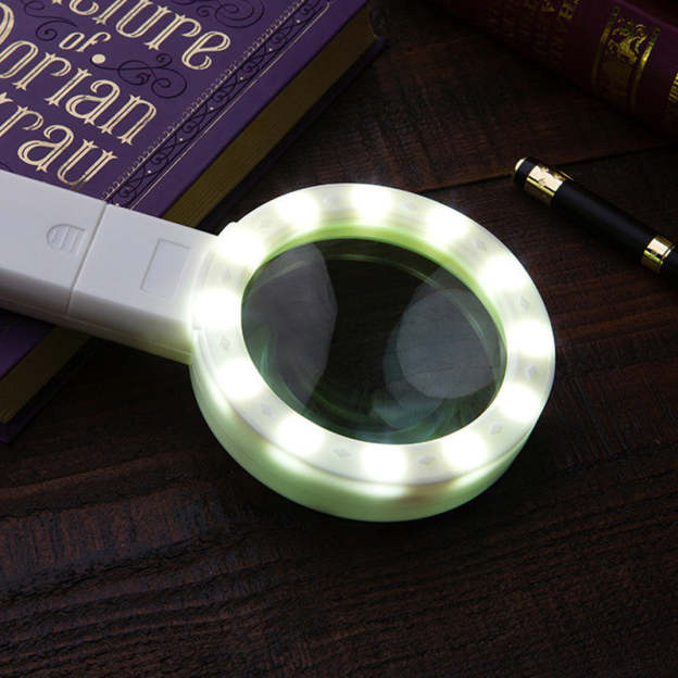 Optical Glass Magnifier for Stamp Collectors – High-Definition Lens for Philatelic Inspection & Identification