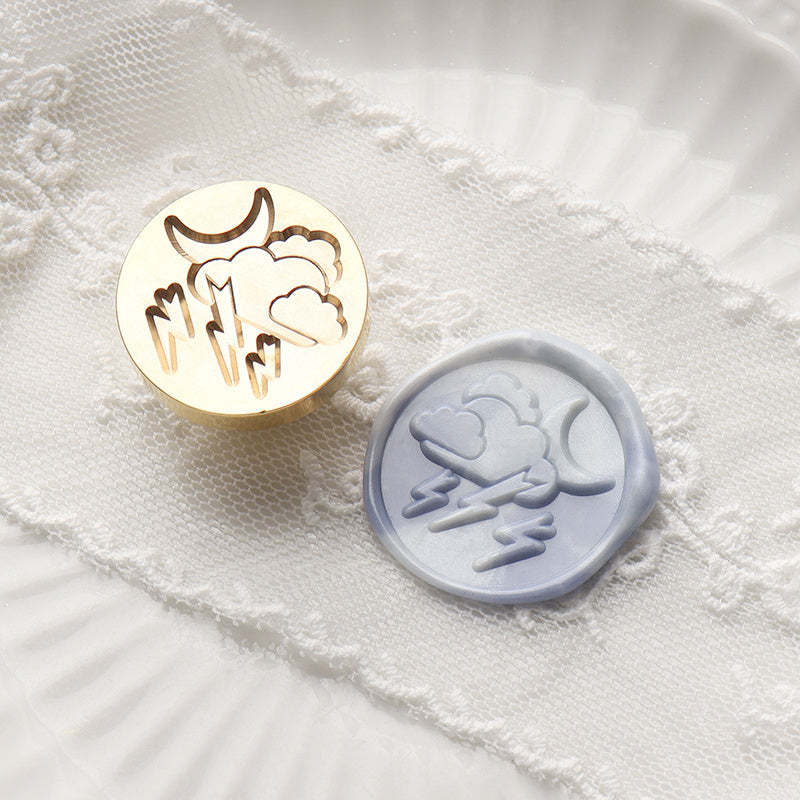 Envelope Seal Fire Lacquer Copper Head Stamp