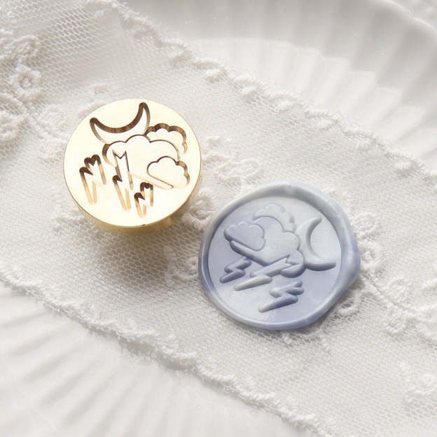 Envelope Seal Fire Lacquer Copper Head Stamp