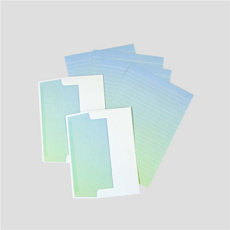 Creative Aurora Envelope Writing Paper Set Korean Style