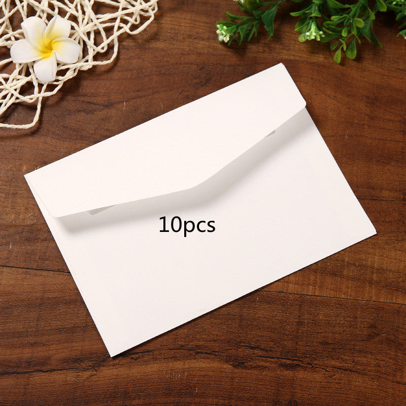 Solid Color Blank Envelope Greeting Card Postcard Envelope