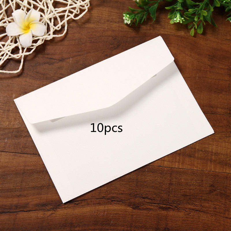 Solid Color Blank Envelope Greeting Card Postcard Envelope
