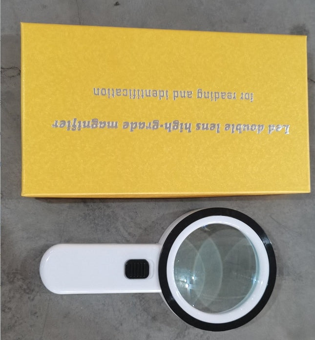 Optical Glass Magnifier for Stamp Collectors – High-Definition Lens for Philatelic Inspection & Identification