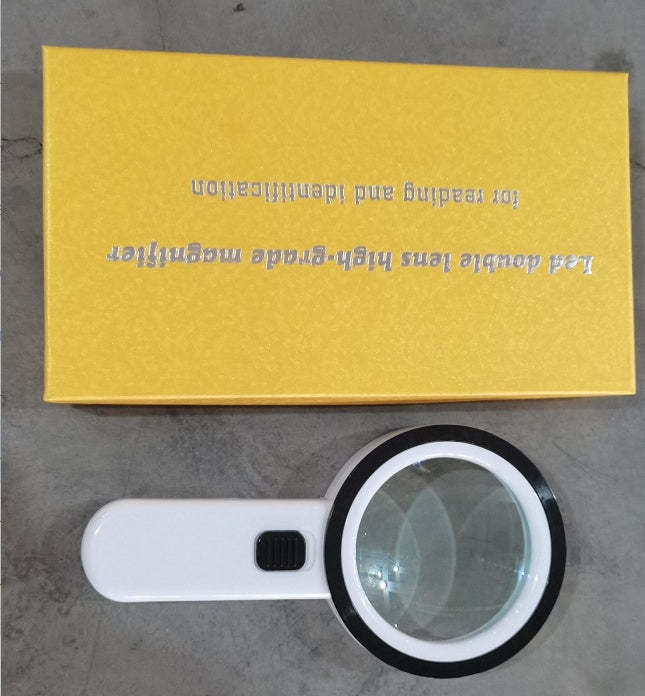 Optical Glass Magnifier for Stamp Collectors – High-Definition Lens for Philatelic Inspection & Identification