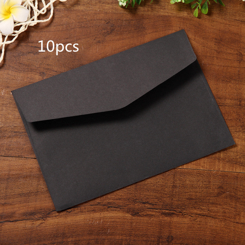 Solid Color Blank Envelope Greeting Card Postcard Envelope