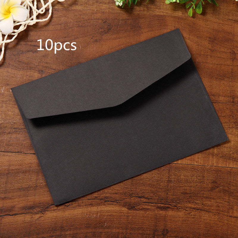 Solid Color Blank Envelope Greeting Card Postcard Envelope