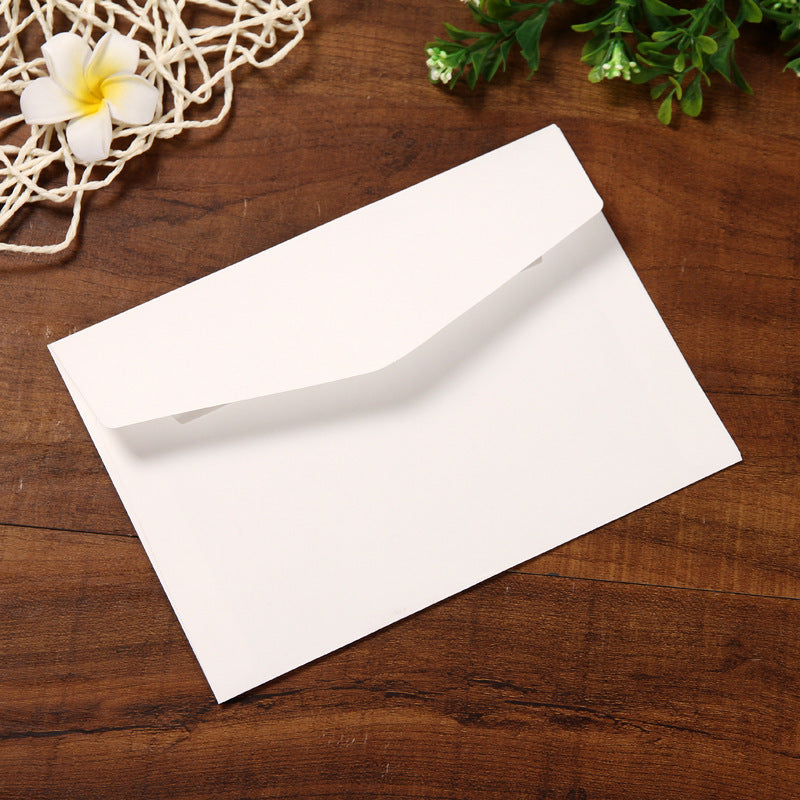 Solid Color Blank Envelope Greeting Card Postcard Envelope